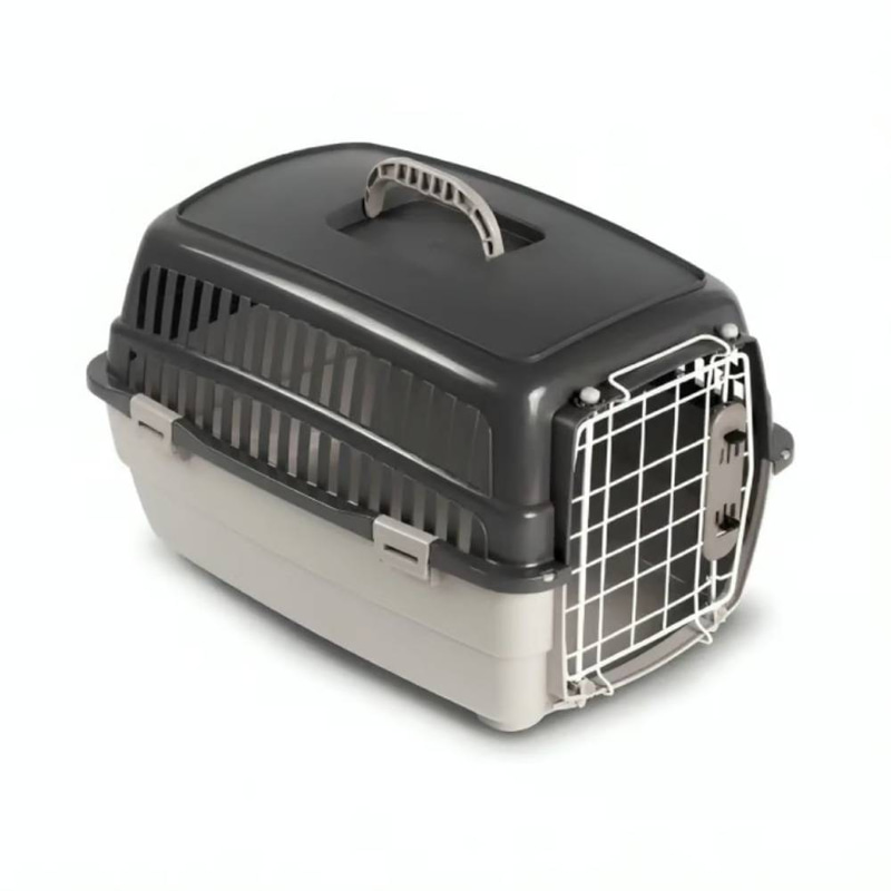 Voyager carrier transports small black iron door
