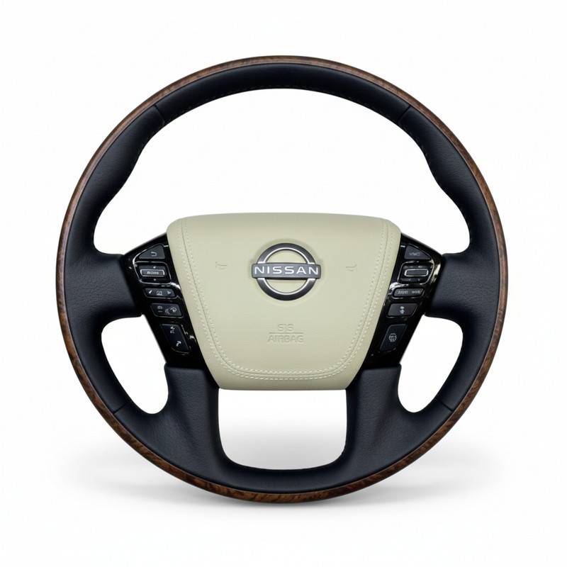 Patrol Platinum Steering Wheel 2023 (Beige)