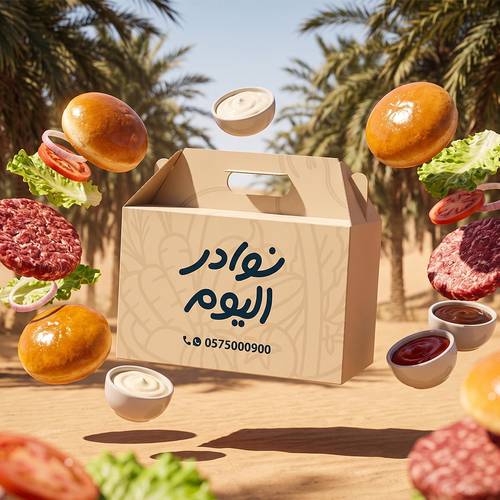 بوكس البرجر دجاج بلدي (صغير)