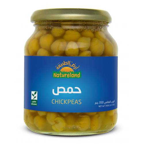 حمص حب 350 جم عضوي أرض الطبيعة