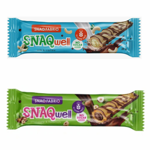 SNAQ FABRIQ Glazed Wafer Bar 20g