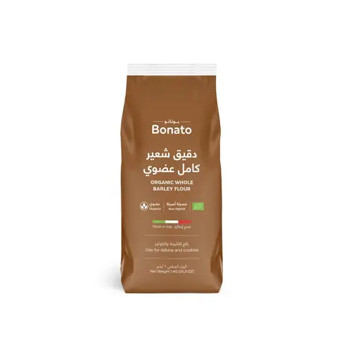 دقيق شعير كامل عضوي 1 كجم بوناتو