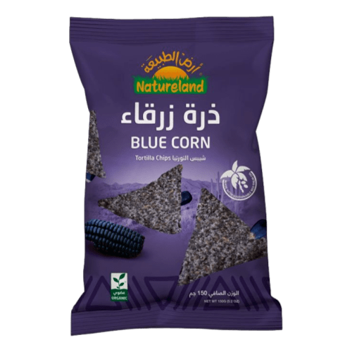 Natureland Tortilla Chips Blue Corn 150g
