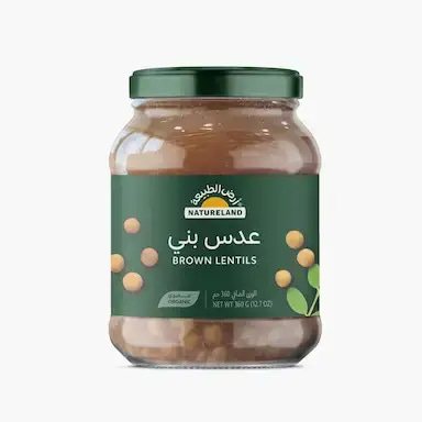 Organic Brown Lentils 360g Natureland