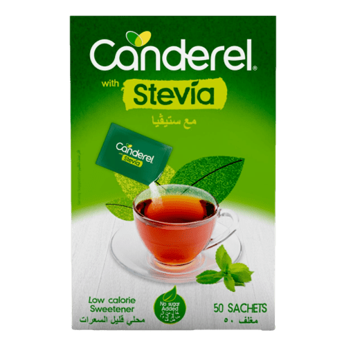 Canderel Stevia Sweetener 50 Sachets