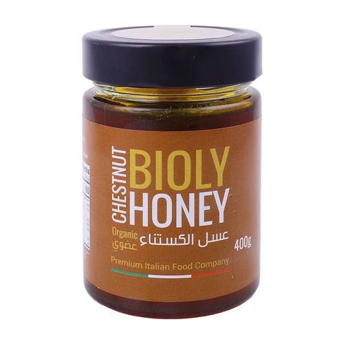 Bioli Italian Organic Chestnut Honey 400g