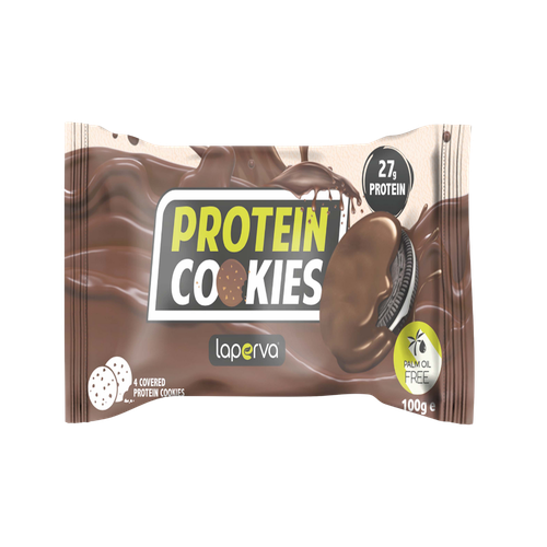 Laperva Protein Chocolate Cookies, Dark Chocolate, 1 Piece, Contain 6.8 Grams of High-Quality Protein