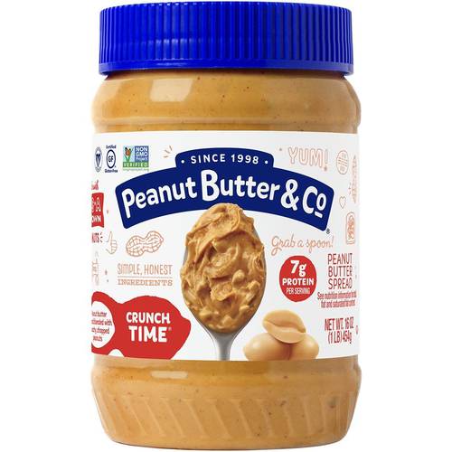زبدة فول سوداني 454جم بينت بتر آند كو Peanut Butter & Co - خشنة