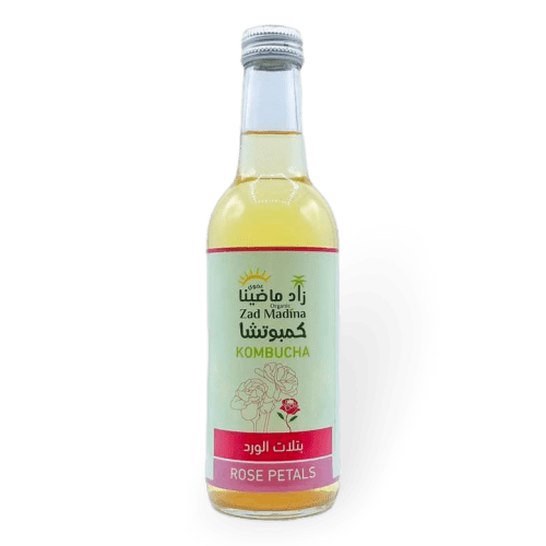 Zad Madina Organic Rose Petal Kombucha 330ml