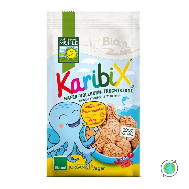 Karibee Bohlensermühle Organic Oat Biscuits 125g