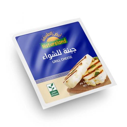 جبنة للشواء 150جم عضوي أرض الطبيعة (مبرد)