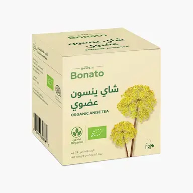 شاي ينسون عضوي 12 كيس بوناتو