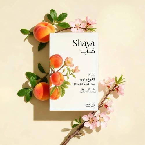 شاي خوخ و ورد - شايـا 20 كيس