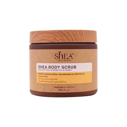 Shea Miracle Body Scrub with Shea, Almond Oil & Honey Extract 500ml