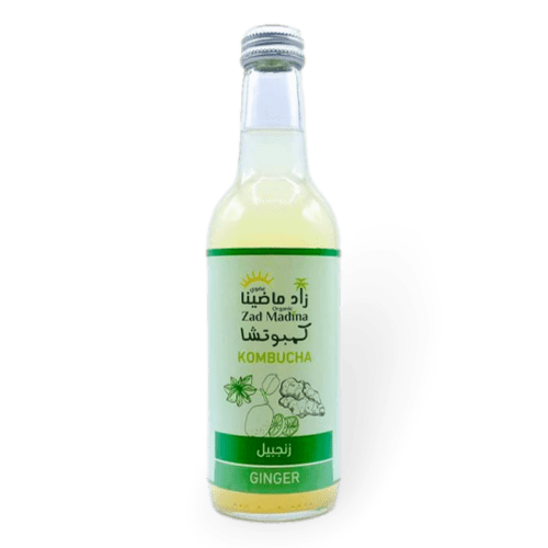 كمبوتشا الزنجبيل العضوي 330 مل - زاد ماضينا
