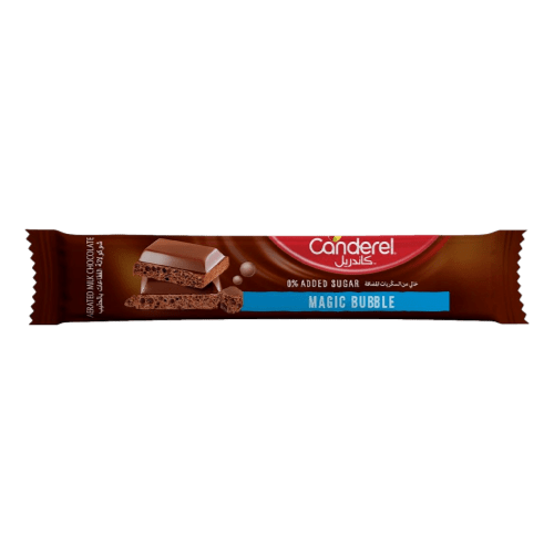 Canderel 0% Added Sugar Magic Bubble Chocolate Bar 30g