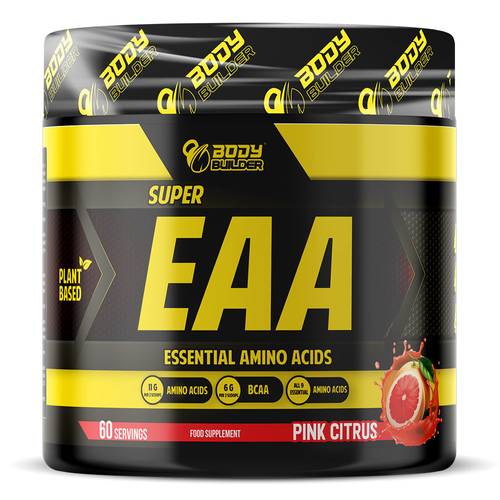 Body Builder Super Eaa, Pink Citrus, 390 Gm, Improves Muscle Growth, Muscle Recovery & Endurance