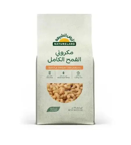 مكرونة ساربنتيني بالقمح الكامل عضوي 500 جم أرض الطبيعة