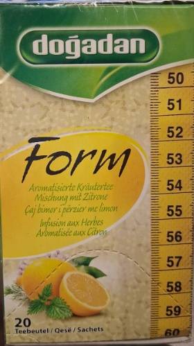 Doğadan Herbal Tea with Lemon – 20 Tea Bags