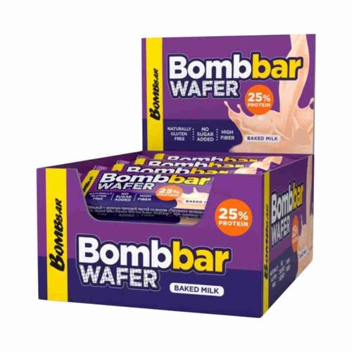 (Box of 20) Bombbar Baked Milk Protein Wafer - 32g