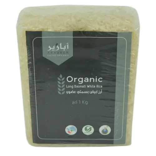 Abazeer Organic White Basmati Rice 1kg