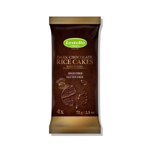Lestello Gluten-Free Dark Chocolate Rice Cakes