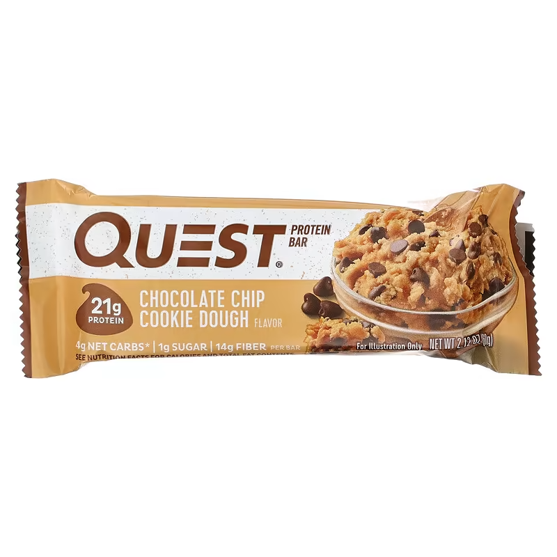 Quest Protein Bar Chocolate Chip Cookie Dough 60g