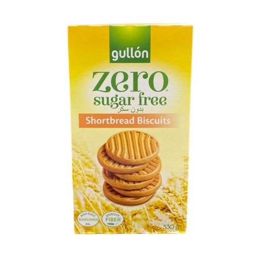 Gullon Shortbread Biscuits with Sweetener with No Added Sugars - 330g