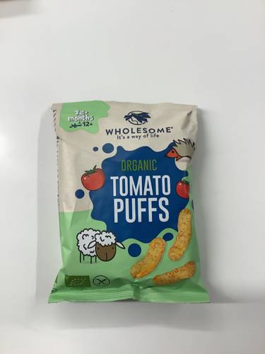Wholesome Organic Corn Puffs 15g – Tomato