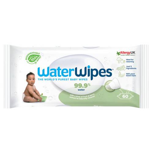 WaterWipes Baby Textured Wipes – 60 pcs