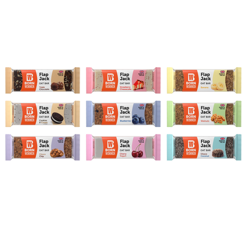 Born Winner Flapjack Oat Snack Bar