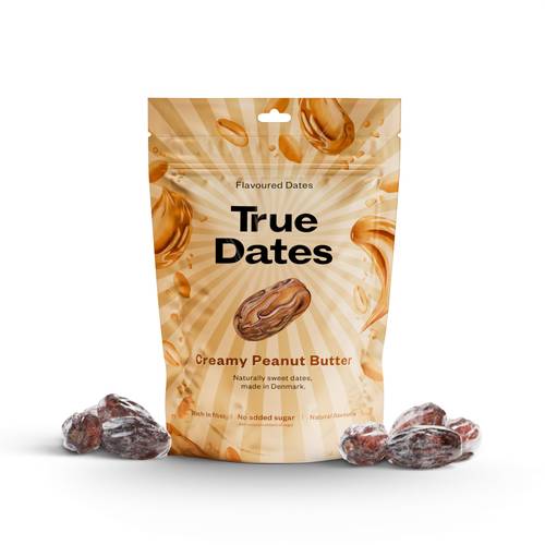 True Dates تمر بنكهة زبدة الفول السوداني - 100 جم