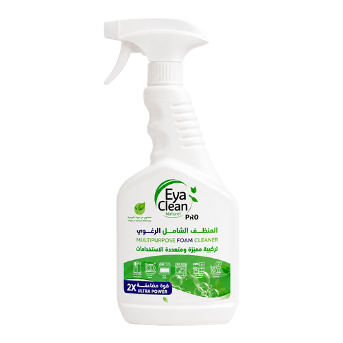 Eya Clean PRO Natural All-In-One Foaming Cleanser, 2X Extra Power, Natural Ingredients, Multi Use, 750ml