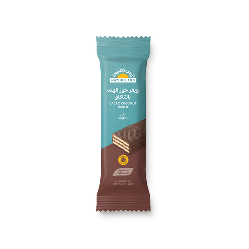 Ard Al Tabiya Organic Vegan Cocoa Coconut Wafer 40g
