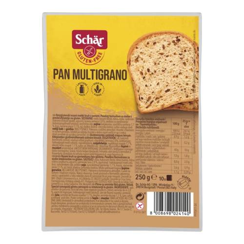 Dr. Schaer Pan Multigrano Bread 250g