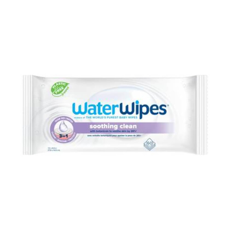 WaterWipes Baby Soothing Wipes – 60 pcs