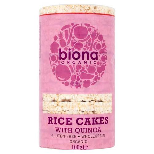 BIONA ORGANIC RICE CAKES WITH QUINOA 100g