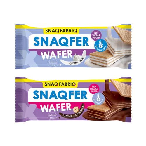 SNAQ FABRIQ Snaqfer Wafer – 120g (Gluten-Free, No Added Sugar)