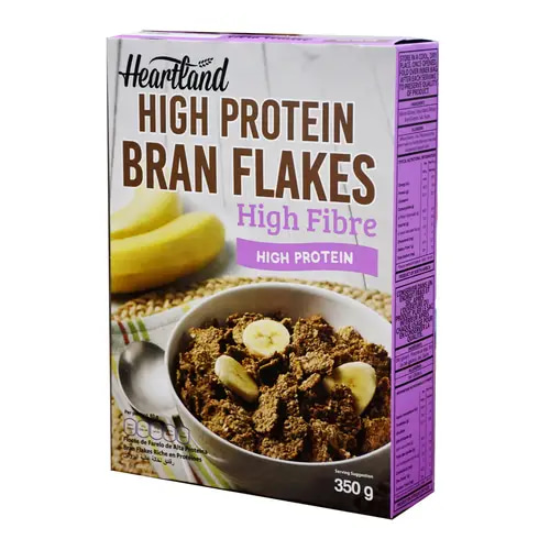 Heartland High Protein Bran Flakes 350g