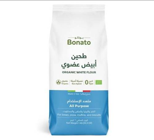 طحين أبيض متعدد الاستخدام عضوي 1 كجم بوناتو