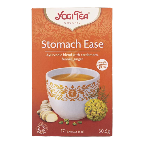 Yogi Tea Organic Stomach Ease with Fennel, Peppermint & Ginger 17 Tea Bags