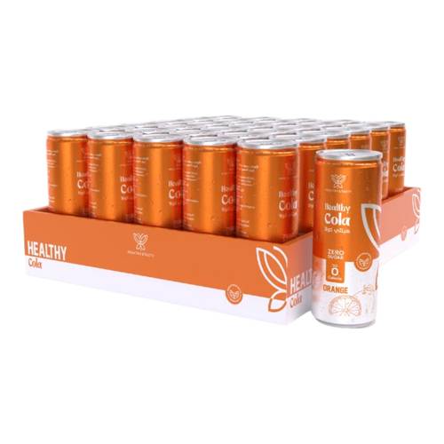 (Box of 30) Healthy Zero Orange Soft Drink - Healthy and Tasty - 250