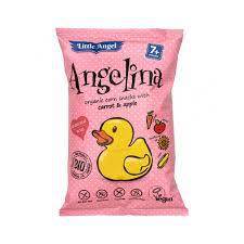 LITTLE ANGEL ANGELINA ORGANIC CORN SNACK WITH CARROT AND APPLE