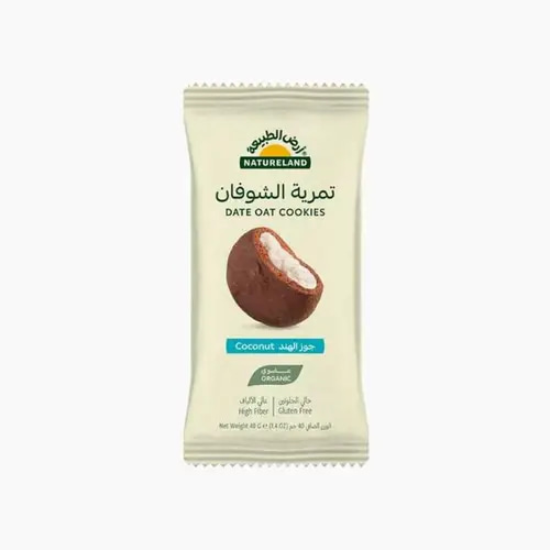 Natureland Date Oat Cookies - Coconut 40g