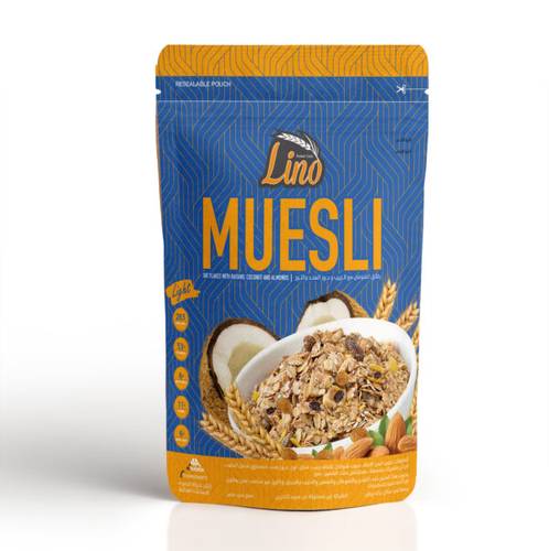 Lino Muesli with Raisins, Coconut & Almond 375g
