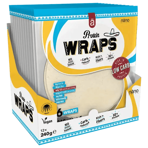 (Box of 12) Nano Protein Tortilla Wrap 240 gm
