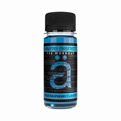 Nano Supps Hype Beast Pre-Workout Shot – Blue Raspberry – 60ml