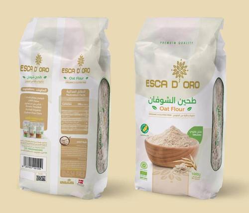 إسكـا الذهـبية طحين الشوفان العضوي خالي من الجلوتين 1 كجم