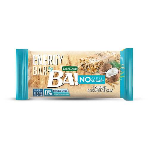 Ba Coconut Chia Energy Bar 40g No Added Sugar