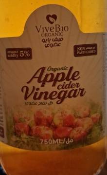 ViveBio Organic Apple Cider Vinegar Unpasteurized